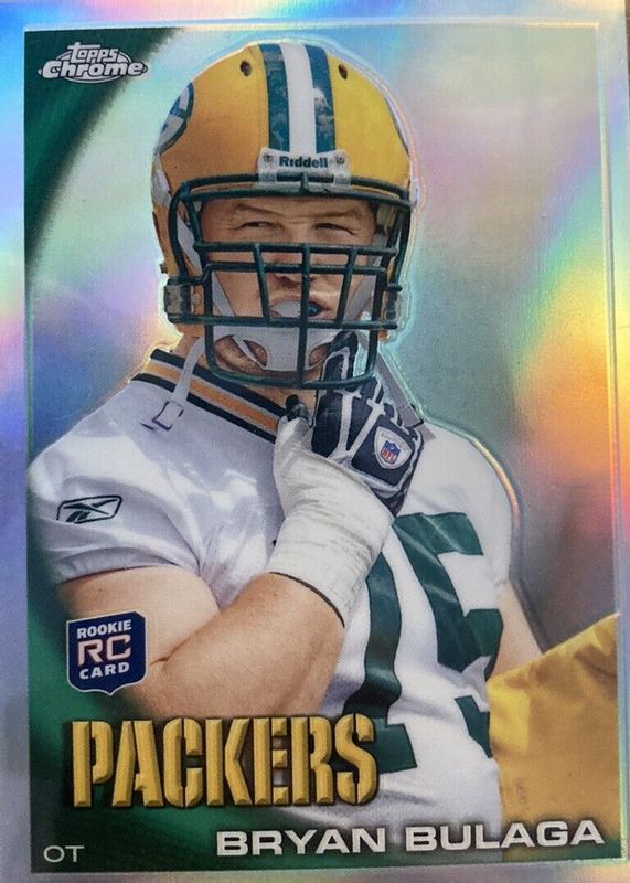 Bryan Bulaga 2010 Topps Chrome #C129 Refractor Rookie RAW