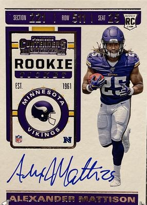 2019 Contenders #134 Rookie Ticket Auto Variation