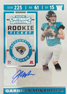 2019 Contenders #186 Rookie Ticket Auto