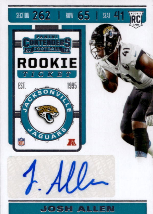 Josh Hines-Allen 2019 Contenders #179 Rookie Ticket Auto Price