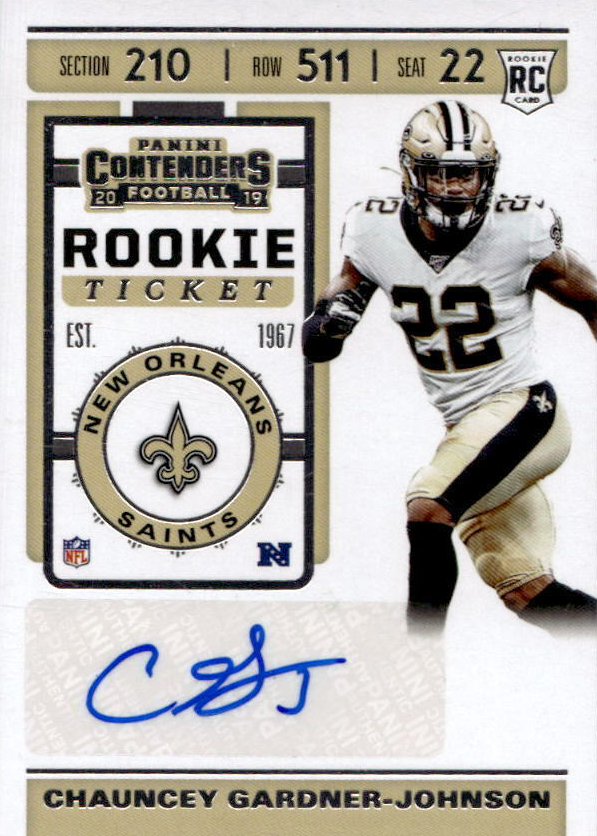 CJ Gardner-Johnson 2019 Contenders #207 Rookie Ticket Auto Price