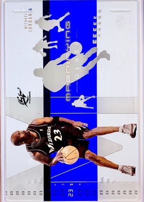 2002 Upper Deck Glass #MJ-M Magnifying Glass