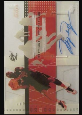 2002 Upper Deck Glass #MJ-A Magnifying Glass Autographs (/23)