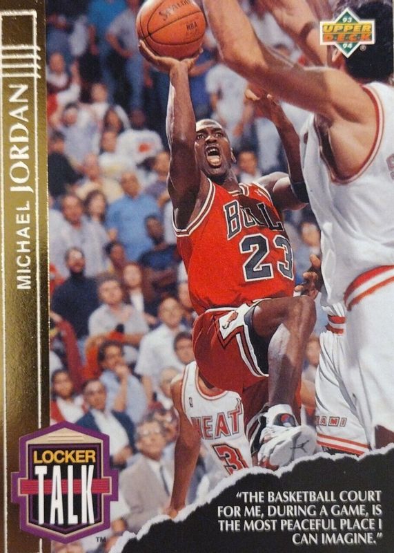 Michael Jordan 1993 Upper Deck #LT1 Locker Talk PSA 10