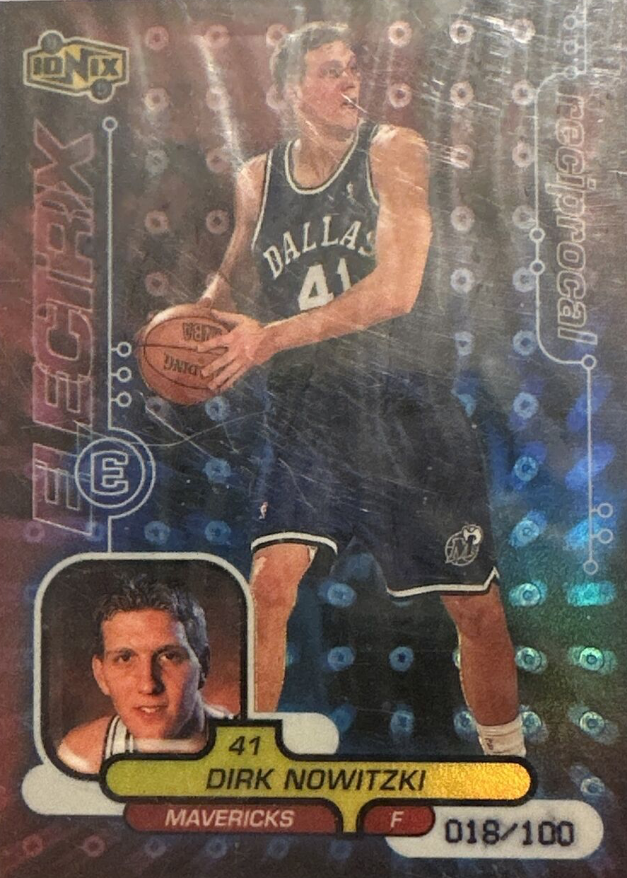 Dirk Nowitzki 1998 Upper Deck Ionix #R69 Reciprocal /100 Price