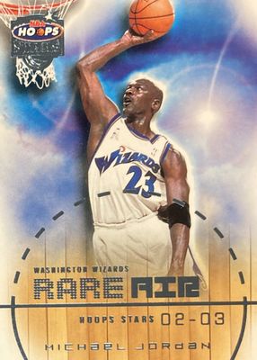 2002 Fleer Hoops Stars #8RA Rare Air - Blue