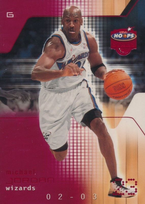 Michael Jordan 2002 Fleer Hoops Stars #23 Red SGC 9.5