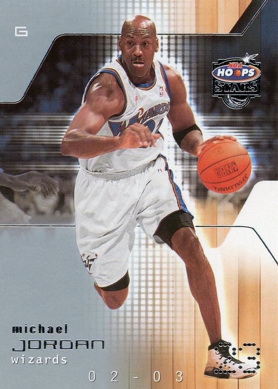 Michael Jordan 2002 Fleer Hoops Stars #23 Base PSA 7