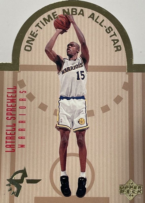 Latrell Sprewell 1993 Upper Deck Special Edition #W4 Die-Cut All-Stars - Western Conference SGC 9.5