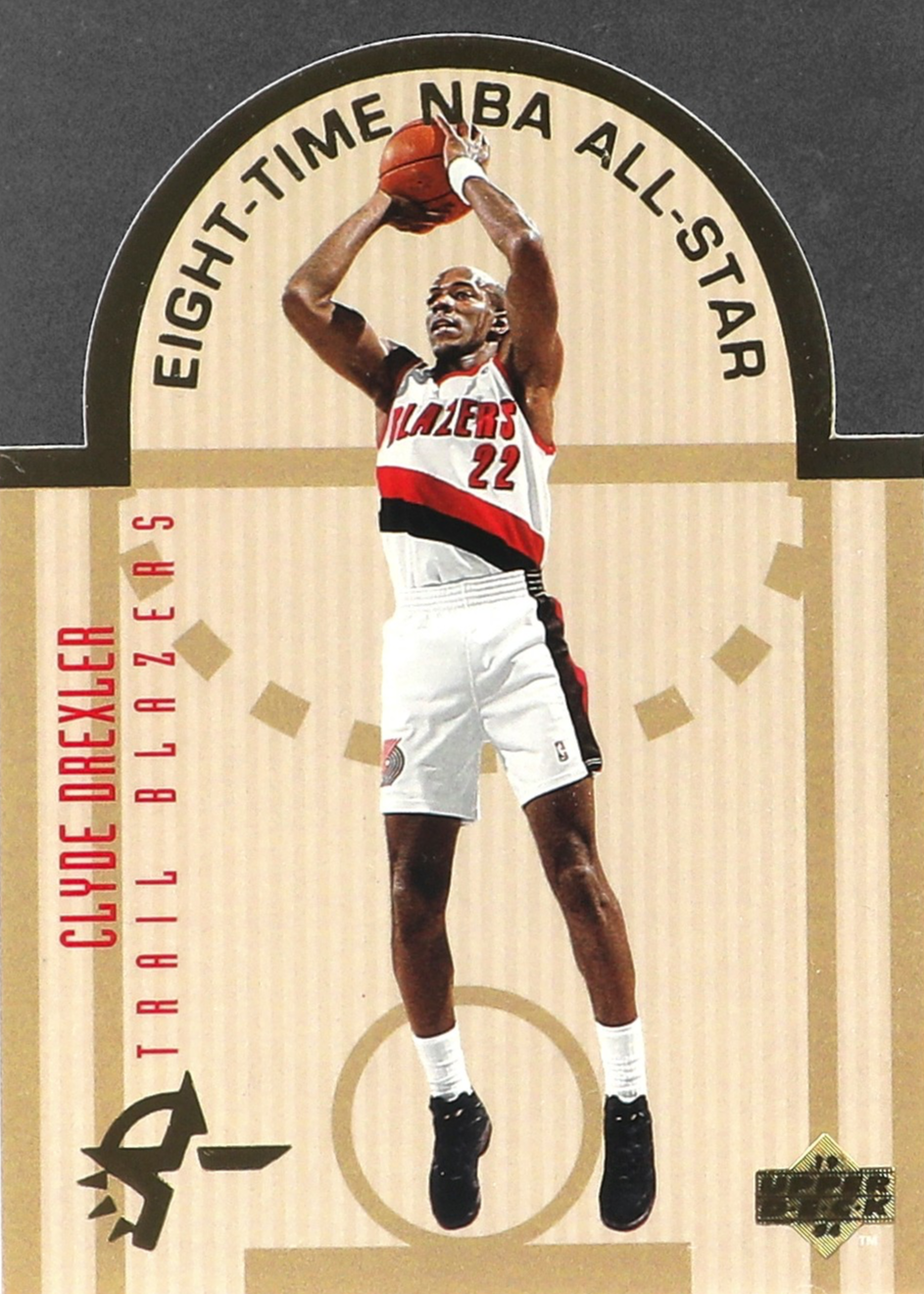 Clyde Drexler 1993 Upper Deck Special Edition #W11 Die-Cut All