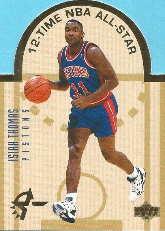 Isiah Thomas 1993 Upper Deck Special Edition #E6 Die-Cut All-Stars - Eastern Conference PSA 10