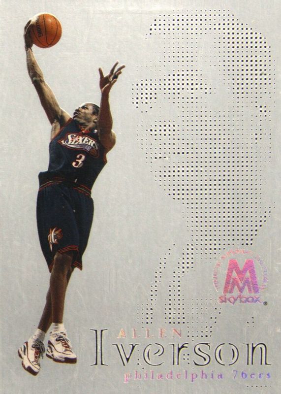 Allen Iverson 1998 SkyBox Molten Metal #39F Supernatural - Fusion /250 RAW