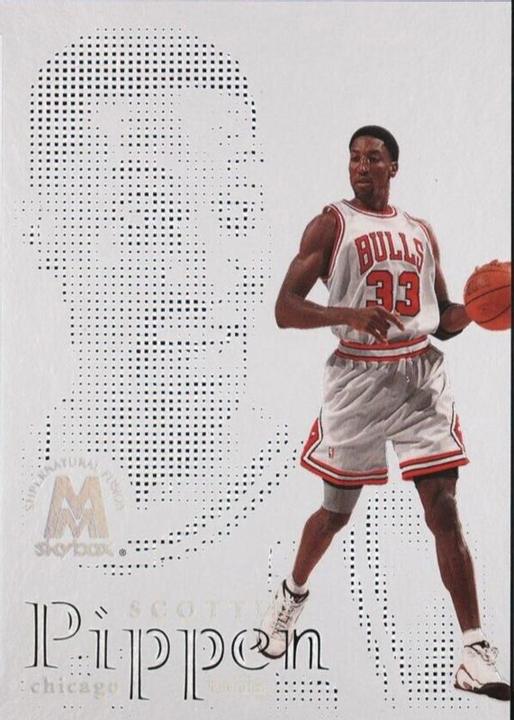 Scottie Pippen 1998 SkyBox Molten Metal #46F Supernatural - Fusion /250 PSA 7