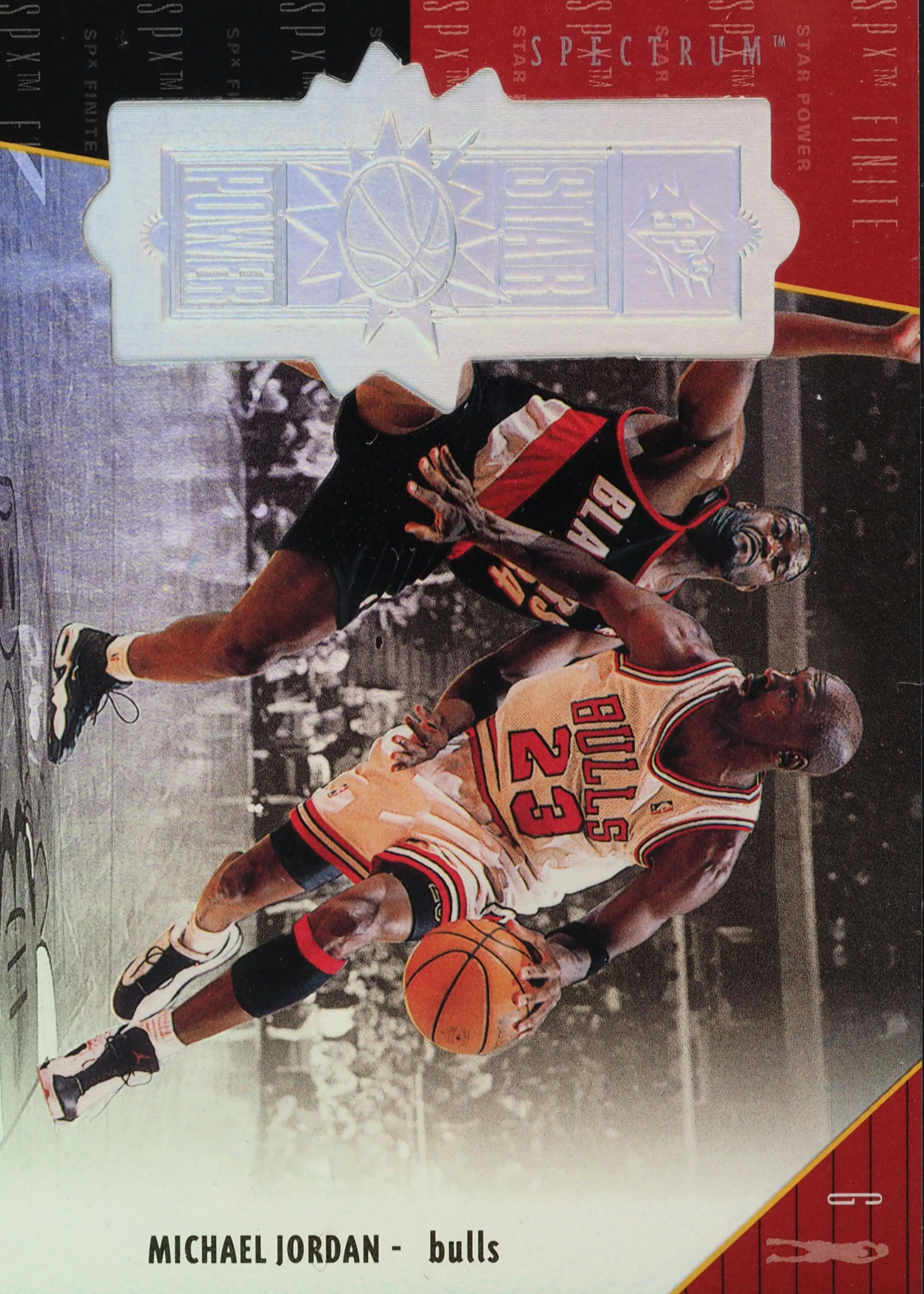 Michael Jordan 1998 SPx Finite #100 Star Power - Spectrum