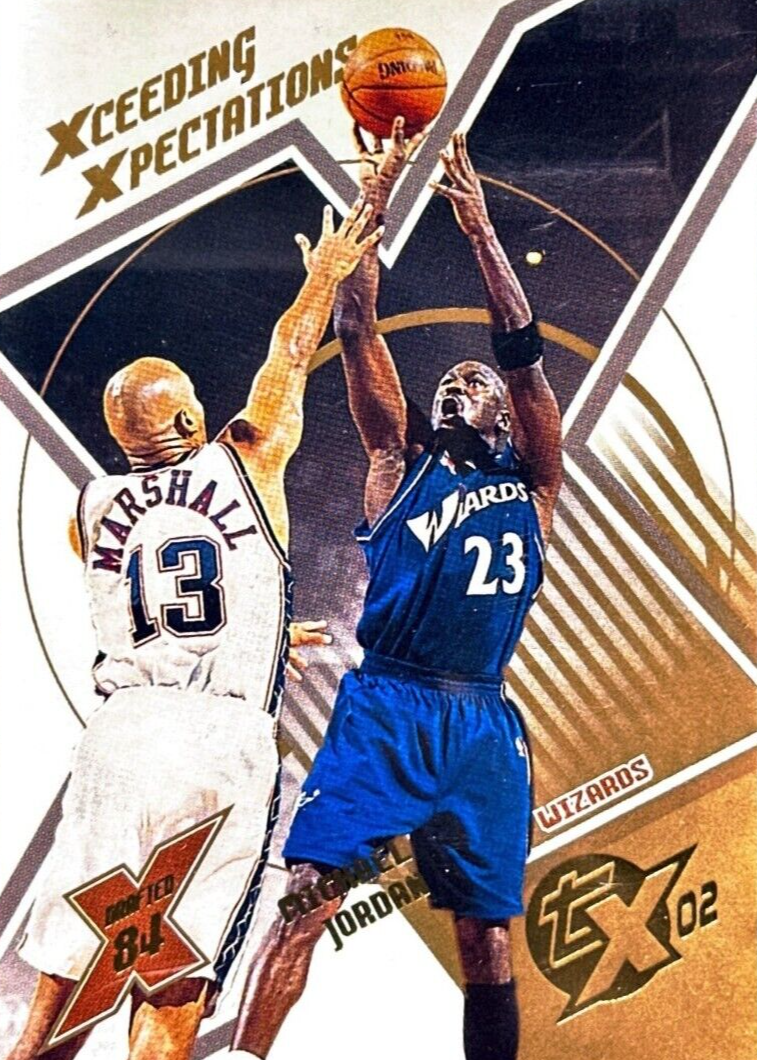Michael Jordan 2002 Topps Xpectations #154 Base /750 Price