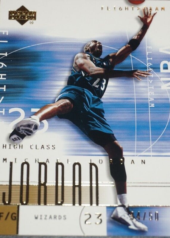 Michael Jordan 2001 Upper Deck Flight Team High Class Gold #1