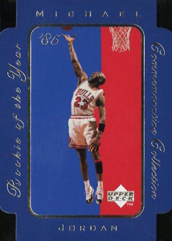 Michael Jordan 1996 Upper Deck #RC13 Rookie of the Year PSA 8