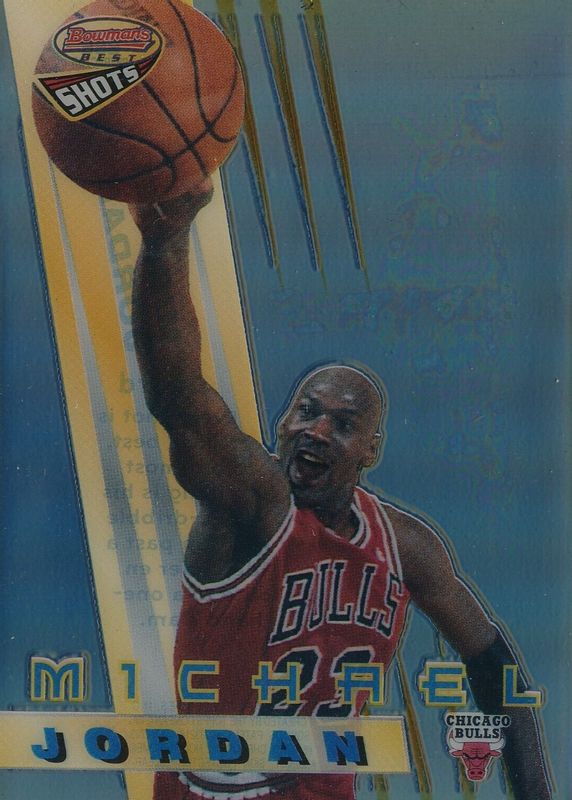 Michael Jordan 1996 Bowman's Best #BS6 Shots - Refractor BGS 9