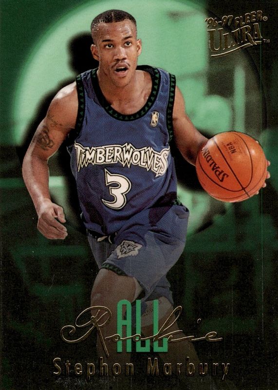 Stephon Marbury 1996 Fleer Ultra #10 All-Rookie Rookie SGC 10