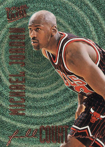 Michael Jordan 1996 Fleer Ultra #1 Full Court Trap - Gold Price 