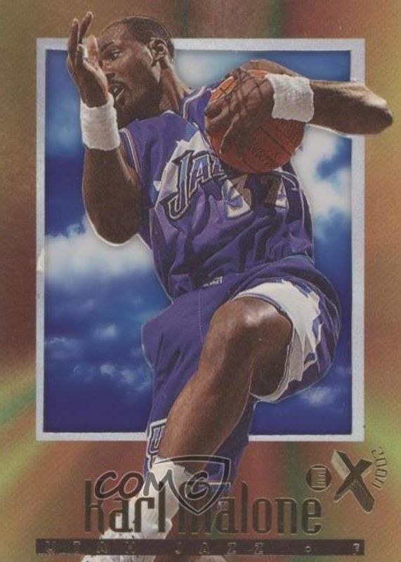 Karl Malone 1996 SkyBox E-X2000 #74 Base RAW