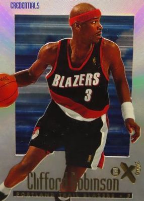Clifford Robinson 1996 SkyBox E-X2000 #58 Credentials /499 Price