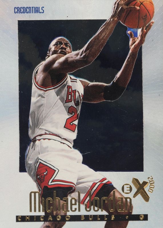 Michael Jordan 1996 SkyBox E-X2000 #9 Credentials /499 BGS 7.5