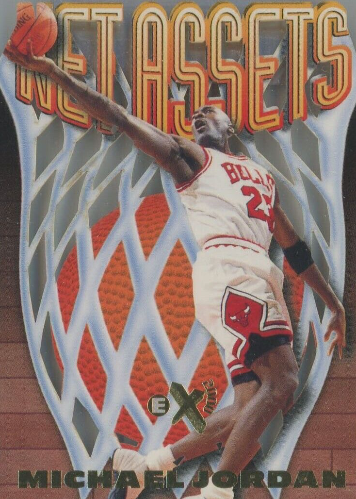 Michael Jordan 1996 SkyBox E-X2000 #8 Net Assets Price Guide - Sports Card  Investor