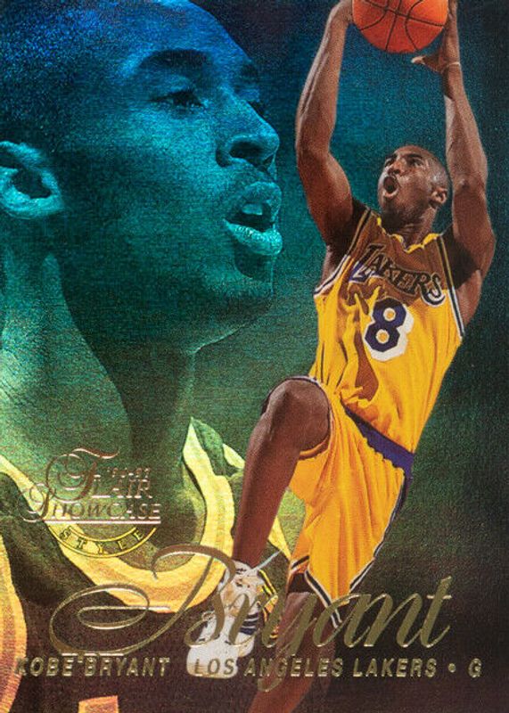 Kobe Bryant 1996 Flair Showcase #31 Row 2 Rookie SGC 8