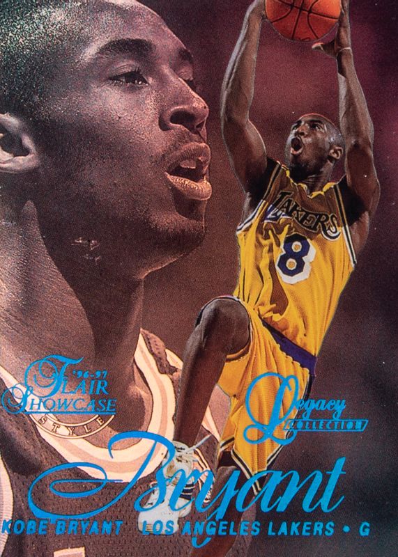 Kobe Bryant 1996 Flair Showcase Row 2 Legacy Collection #31 Price 