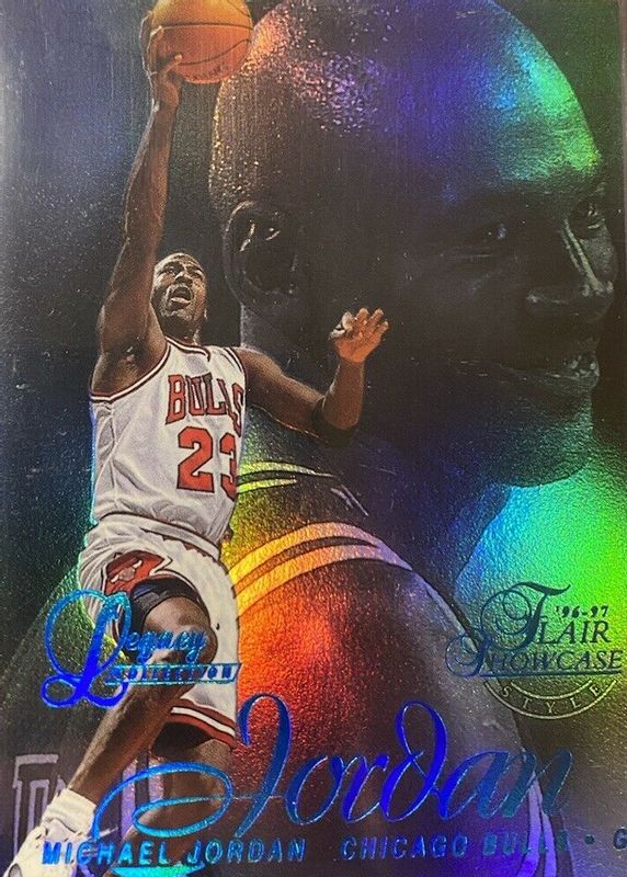 Michael Jordan 1996 Flair Showcase #23 Row 2 Legacy Collection