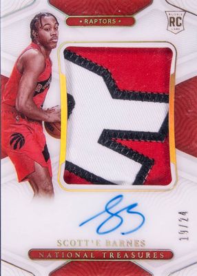 2021 National Treasures #133 Rookie Patch Auto - Gold FOTL /24