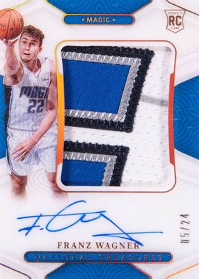 2021 National Treasures #129 Rookie Patch Auto - Gold FOTL /24