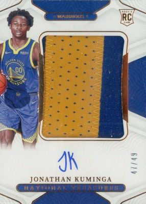 2021 National Treasures #119 Rookie Patch Auto - Bronze (/49)