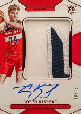 2021 National Treasures #112 Rookie Patch Auto - NBA 75th (/75)