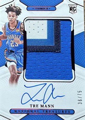 2021 National Treasures #131 Rookie Patch Auto - NBA 75th (/75)