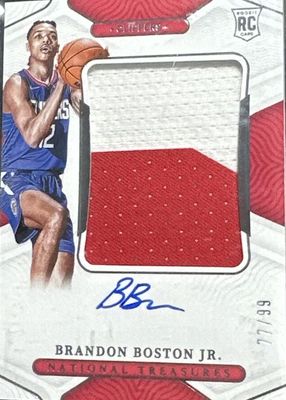 2021 National Treasures #144 Rookie Patch Auto /99