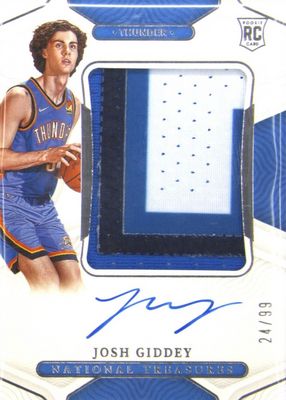 2021 National Treasures #114 Rookie Patch Auto /99