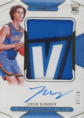 2021 National Treasures #114 Rookie Patch Auto - Gold /10