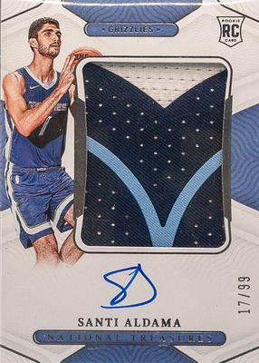 2021 National Treasures #122 Rookie Patch Auto /99