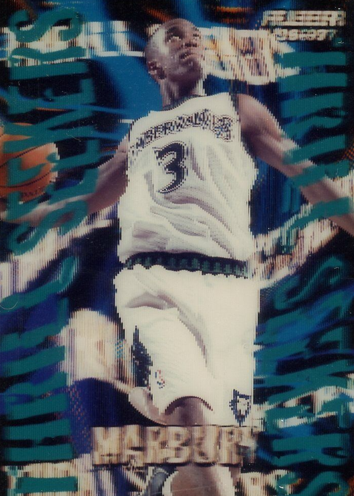 Stephon Marbury 1996 Fleer #9 Thrill Seekers Price Guide - Sports 