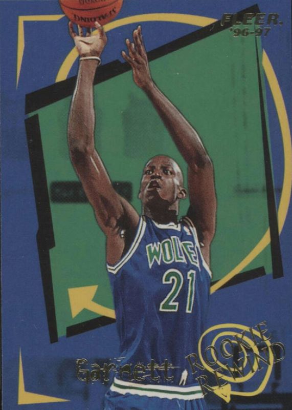 Kevin Garnett 1996 Fleer #4 Rookie Rewind SGC 10