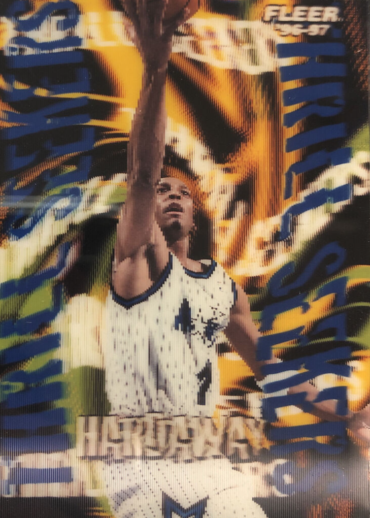その他 96-97 NBA Fleer Thrill Seekers Hardaway 1996-97 Fleer Thrill Seekers Basketball #3 Anfernee Hardaway