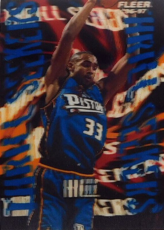 Grant Hill 1996 Fleer #4 Thrill Seekers RAW