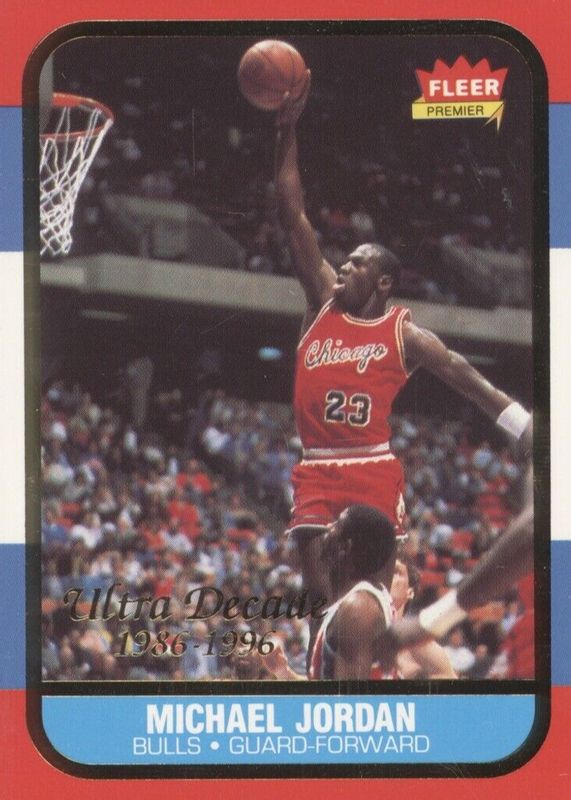 Michael Jordan 1996 Fleer #4 Decade of Excellence SGC 10