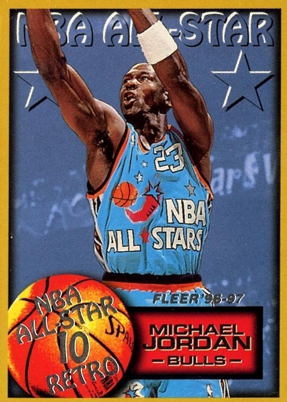 Michael Jordan 1996 Fleer #282 All-Star PSA 10