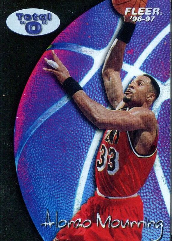 Alonzo Mourning 1996 Fleer #7 Total "O" PSA 10