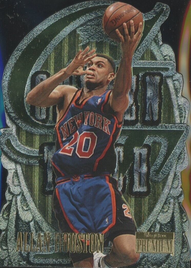 Allan Houston 1996 Skybox Premium #3 Golden Touch Price Guide 