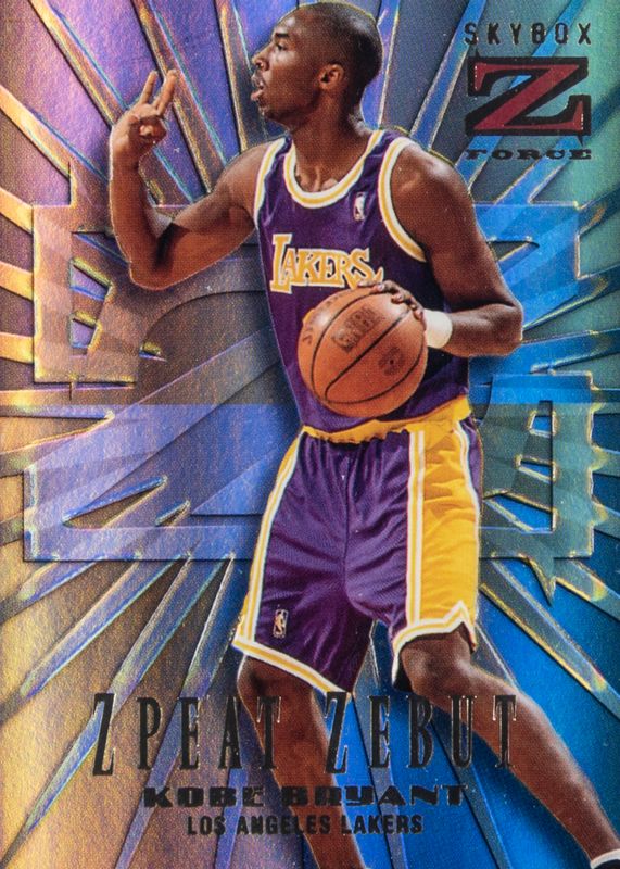 Kobe Bryant 1996 SkyBox Z-Force #3 Z-Peat Zebut PSA 10 Price Guide 