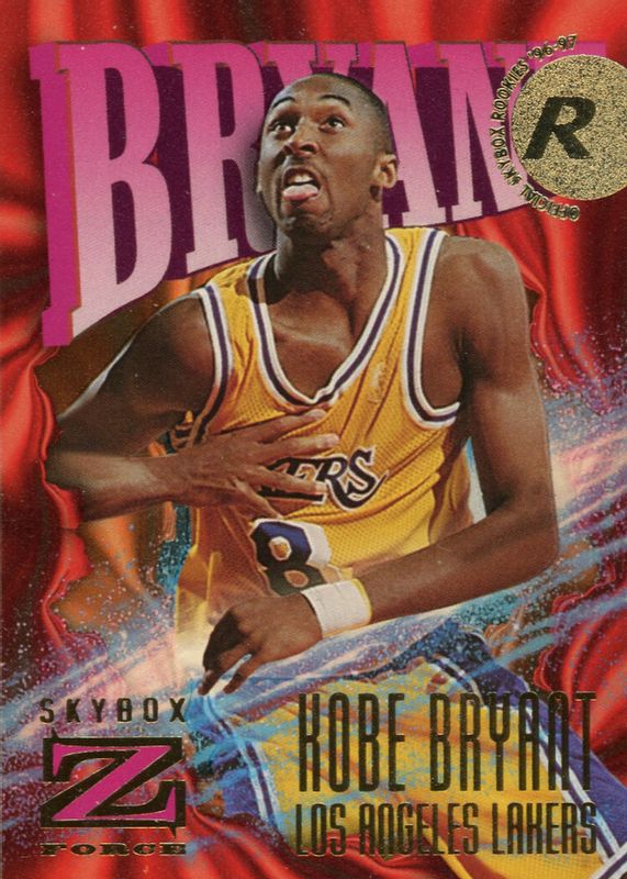 Kobe Bryant 1996 SkyBox Z-Force #142 Base Rookie PSA 10